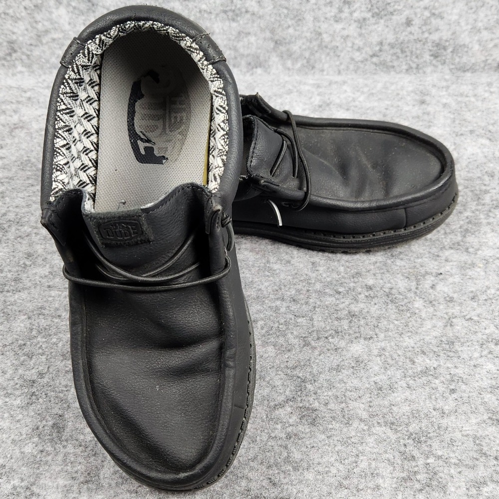 Hey Dude Wally Classic Men M7 Black Slip On Loafers Casual Shoes Grandpacore